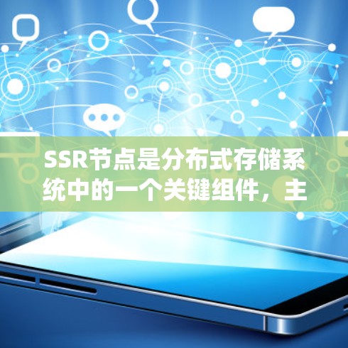 SSR节点是分布式存储系统中的一个关键组件,主要用于存储和管理数据。以下是对SSR节点使用方法的详细说明 SSR节点是分布式存储系统中的一个关键组件,主要用于存储和管理数据。以下是对SSR节点使用方法的详细说明