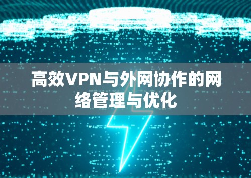 高效VPN与外网协作的网络管理与优化