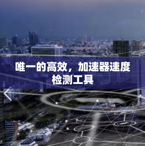 唯一的高效,加速器速度检测工具
