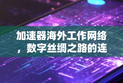 加速器海外工作网络,数字丝绸之路的连接者 加速器海外工作网络,数字丝绸之路的连接者