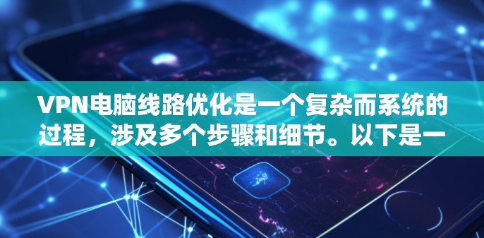 VPN电脑线路优化是一个复杂而系统的过程,涉及多个步骤和细节。以下是一步步的指南,帮助您优化VPN的电脑线路