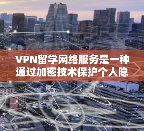 VPN留学网络服务是一种通过加密技术保护个人隐私和安全的网络服务,广泛应用于留学国家。留学国家对留学生使用VPN服务有较高的要求,以确保网络安全和数据安全。以下是 VPN 在留学中的具体应用和优势