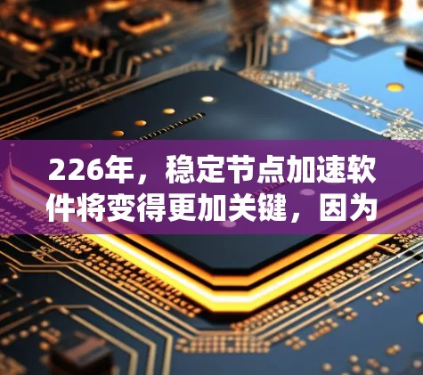 226年,稳定节点加速软件将变得更加关键,因为服务器和系统中的节点需要保持稳定的运行以支持更大的业务需求和更高的并发处理能力。以下是226年稳定节点加速软件的热门选择 226年,稳定节点加速软件将变得更加关键,因为服务器和系统中的节点需要保持稳定的运行以支持更大的业务需求和更高的并发处理能力。以下是226年稳定节点加速软件的热门选择