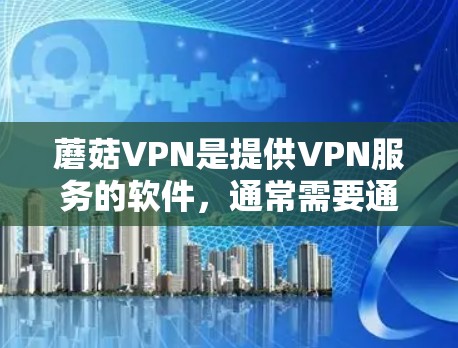 蘑菇VPN是提供VPN服务的软件,通常需要通过手机适配器连接到互联网。以下是使用蘑菇VPN连接手机的步骤
