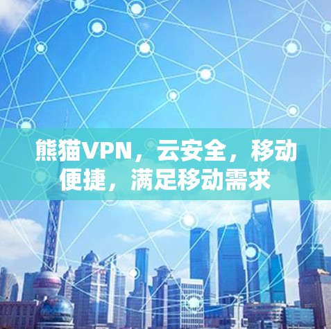 熊猫VPN,云安全,移动便捷,满足移动需求
